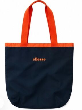 Ellesse Black Tote with Orange Accents